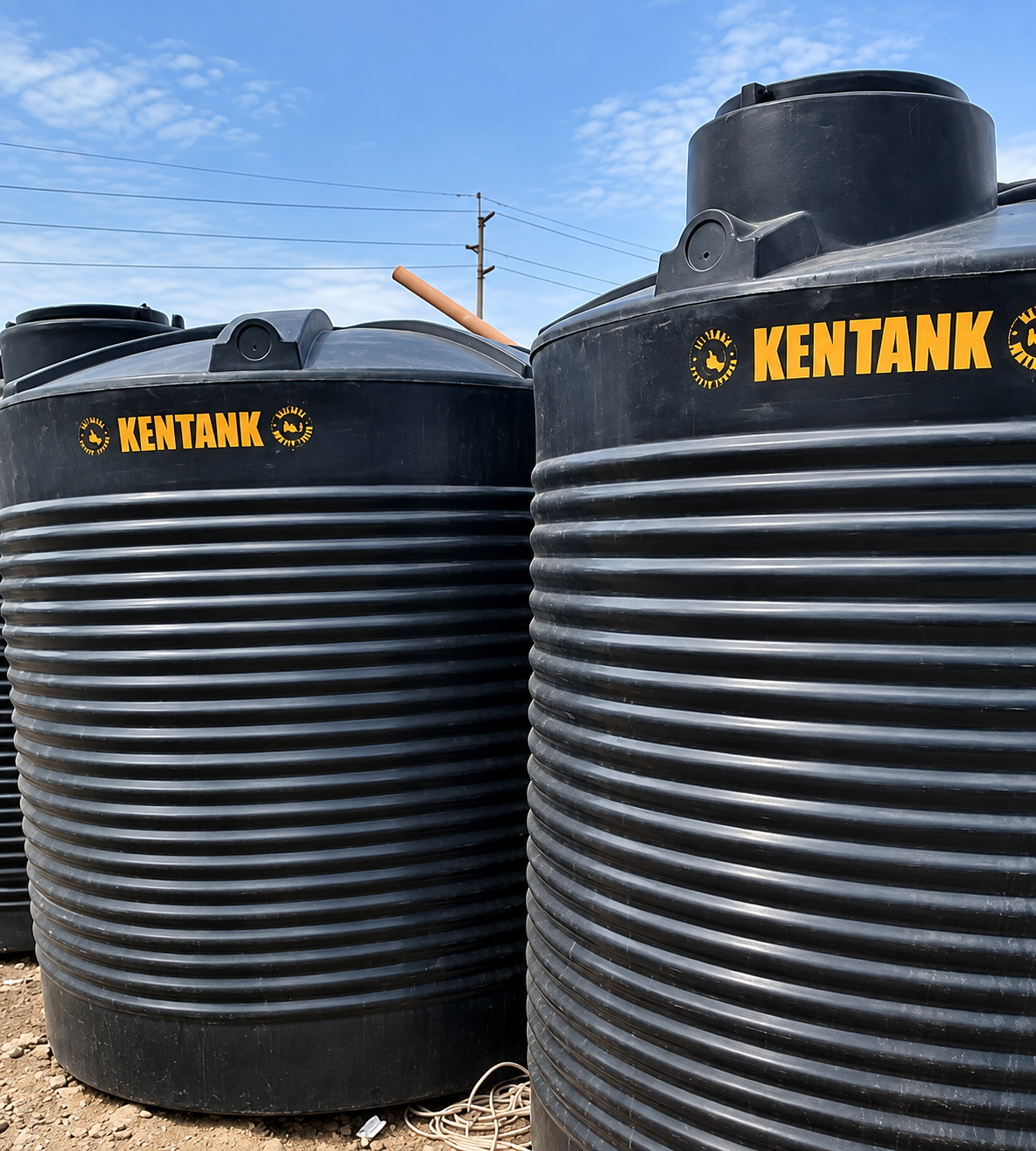2,000L Kentanks Distributors plastic water tank in Kenya